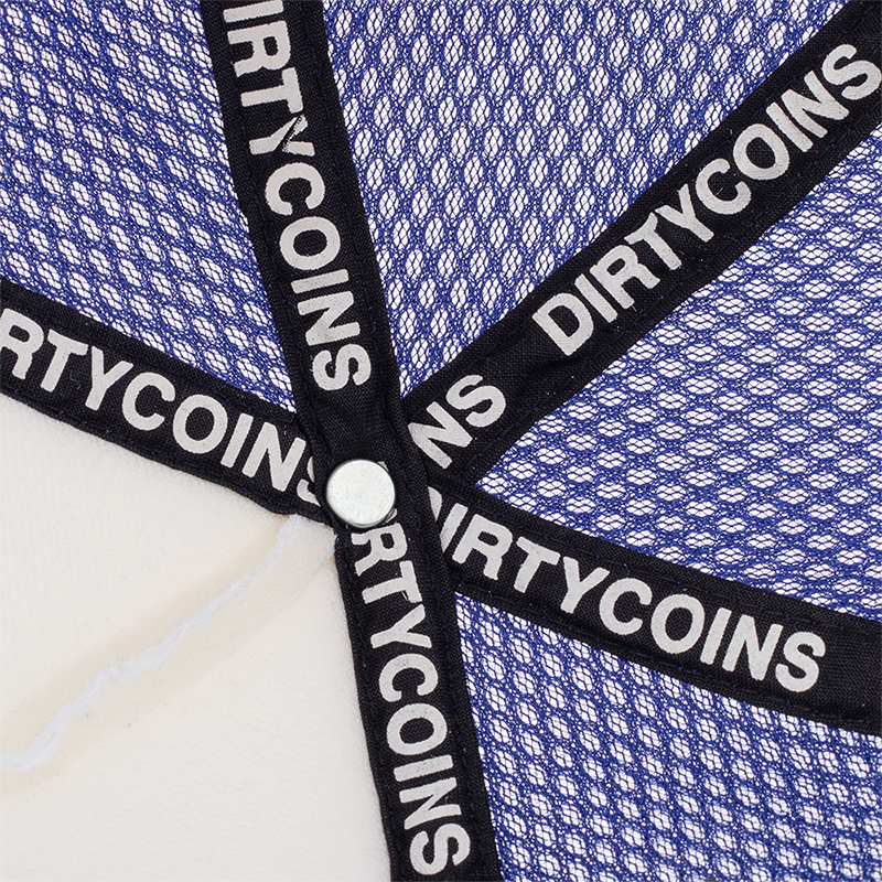 DirtyCoins Dico Blue Trucker Hat