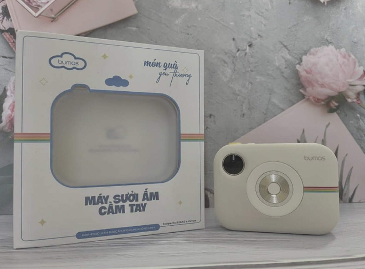 Máy Sưởi Ấm Mini Kiêm Sạc Dự Phòng 10000mAh BUMAS BW02 - 3 Mức Nhiệt Tùy Chọn - Giữ Ấm Lên Đến 15h - Màn Hình Hiển Thị Kỹ Thuật Số, - Hàng Chính Hãng