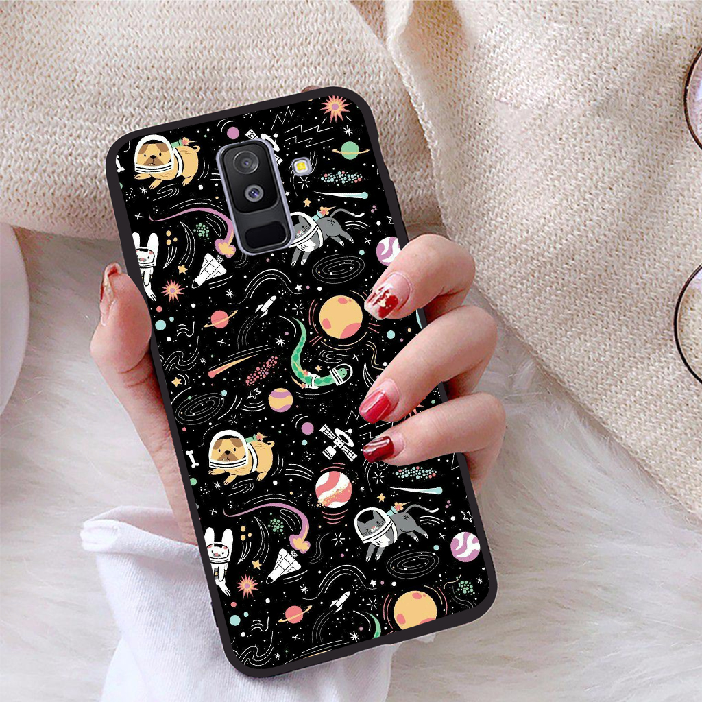 Ốp lưng dành cho Samsung Galaxy A6 Plus 2018 viền dẻo TPU Bộ Sưu Tập Phong Cách Tự Do - Hàng chính hãng