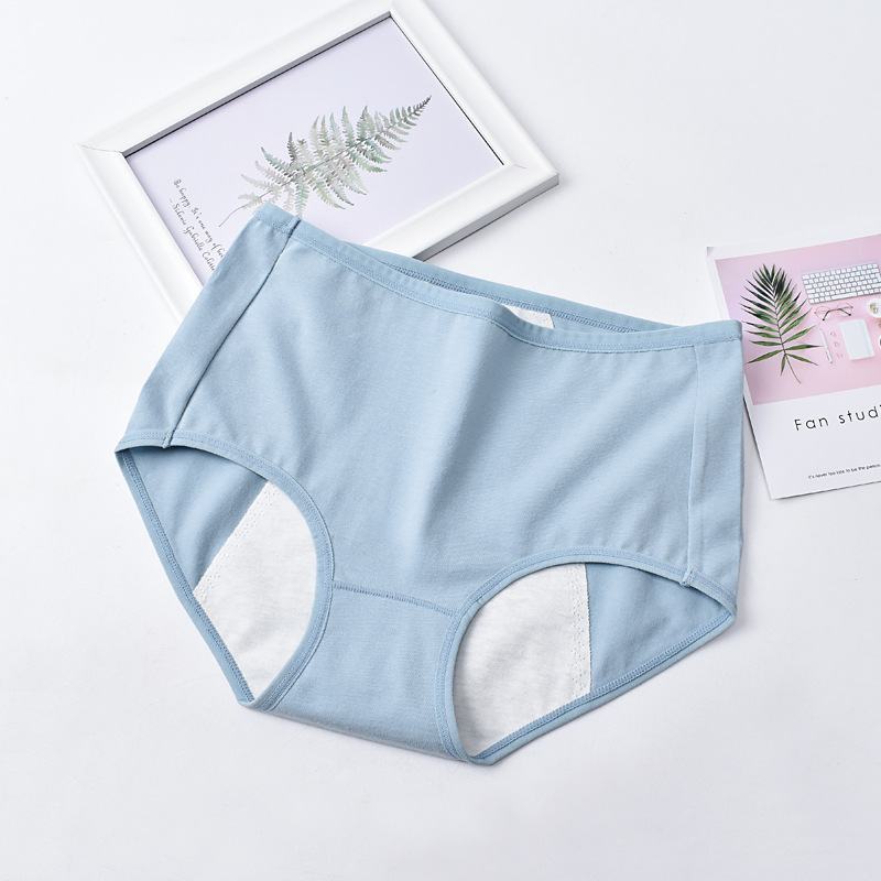 Quần Lót Chống Tràn Nguyệt San Trơn Cotton Thoáng Khí Cạp Vừa P471