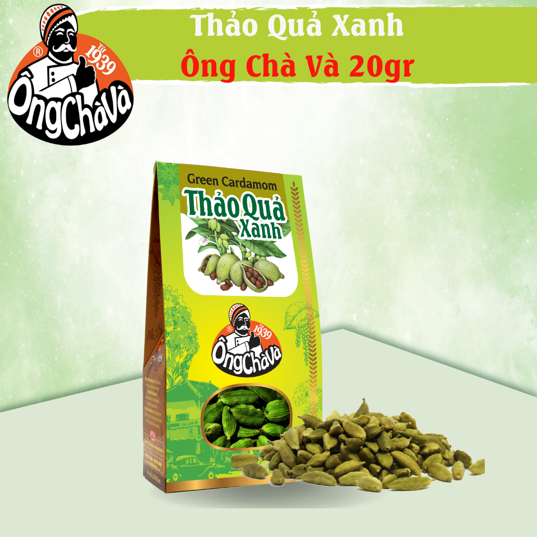 Thảo Quả Xanh Ông Chà Và 20g (Green Cardamom)