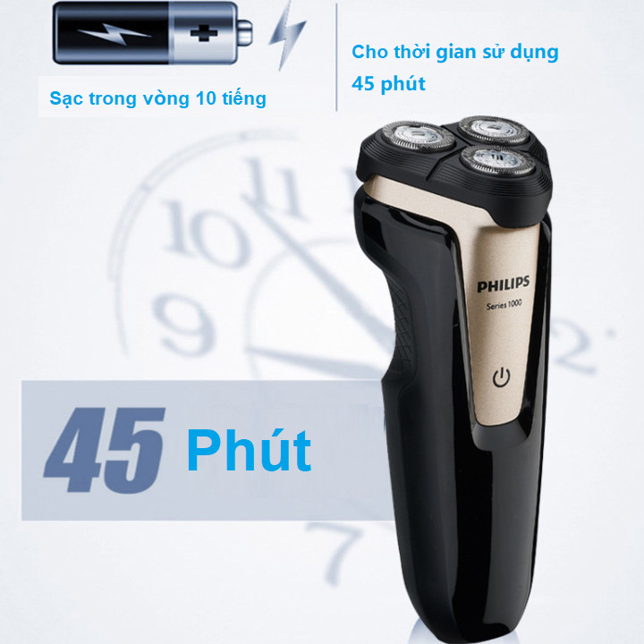 Máy cạo râu khô và ướt cao cấp Philips S1020 - Hàng Chính hãng