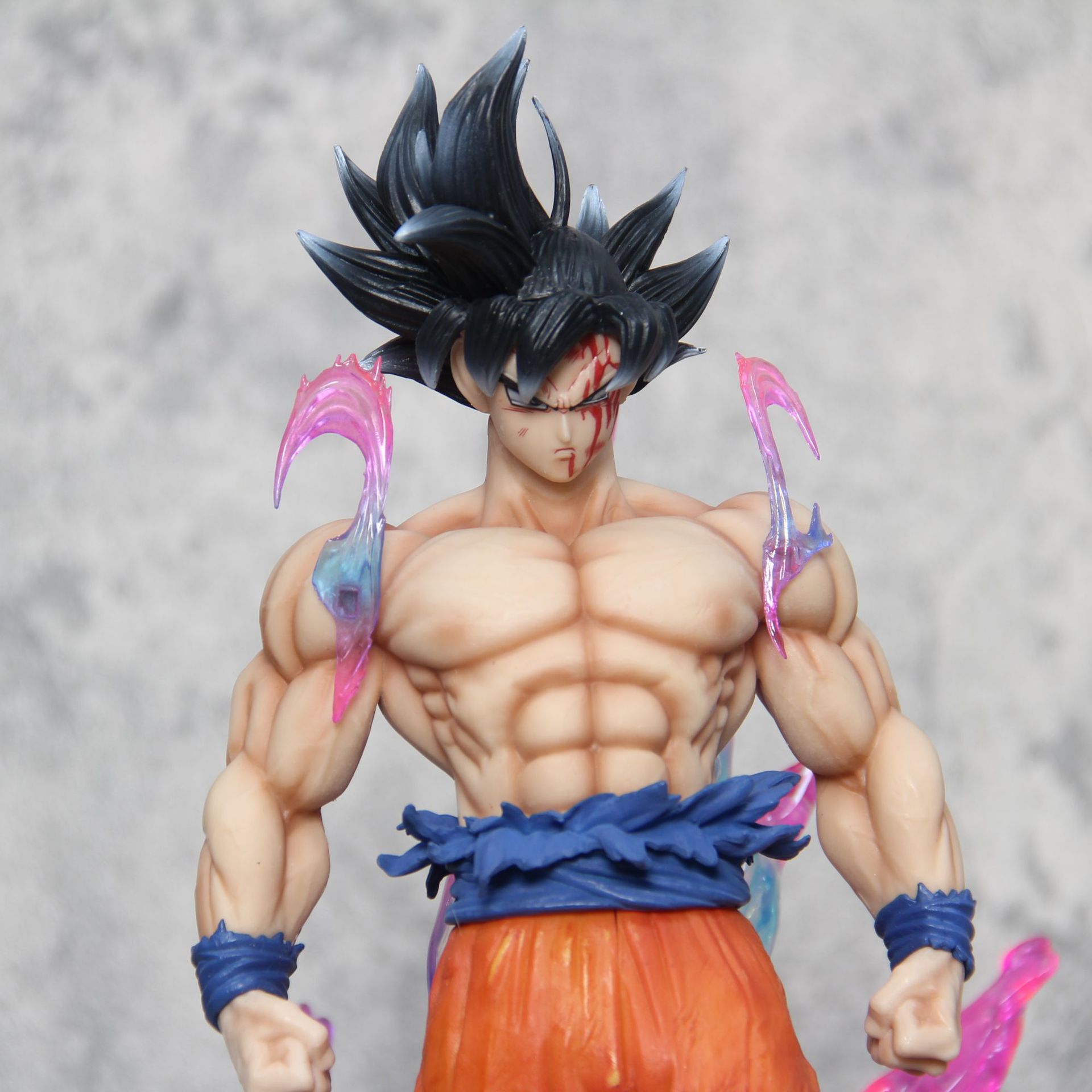 Mô hình lớn figure goku bản năng ultra instinct từ figure class Dragonball Siêu to hiệu ứng vô cực 3 đầu thay thế 2060 8-1