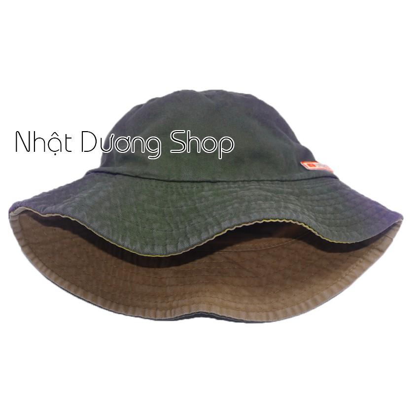 Nón tai bèo vành nhỏ fashion loại xịn đội được 2 mặt - Rêu đậm & nâu chất liệu xịn mang phong cách trẻ trung