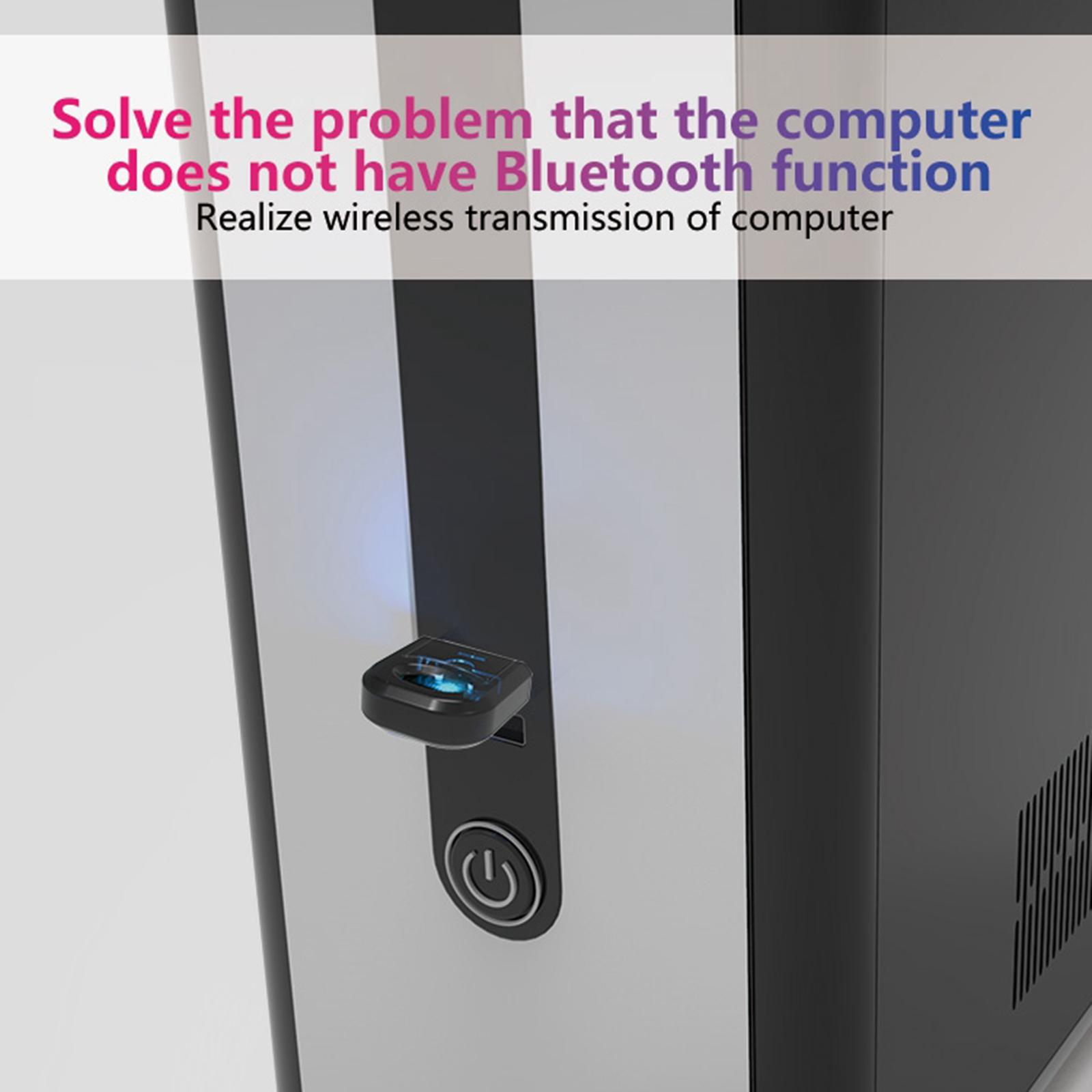 Wireless USB Bluetooth 5.0  Adapter For Windows 7 8 10 PC Laptop