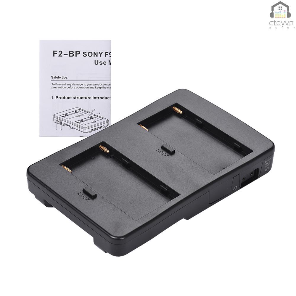 Đĩa chuyển đổi pin F2-BP NP-F sang V-Mount cho máy ảnh 5D2 5D3 DSLR F970 F750 F550