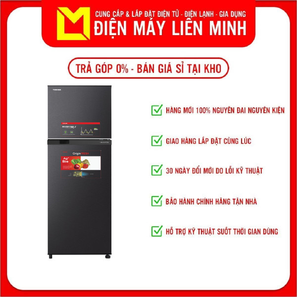 Tủ Lạnh Inverter Toshiba GR-B31VU-SK (253L) - Hàng Chính Hãng