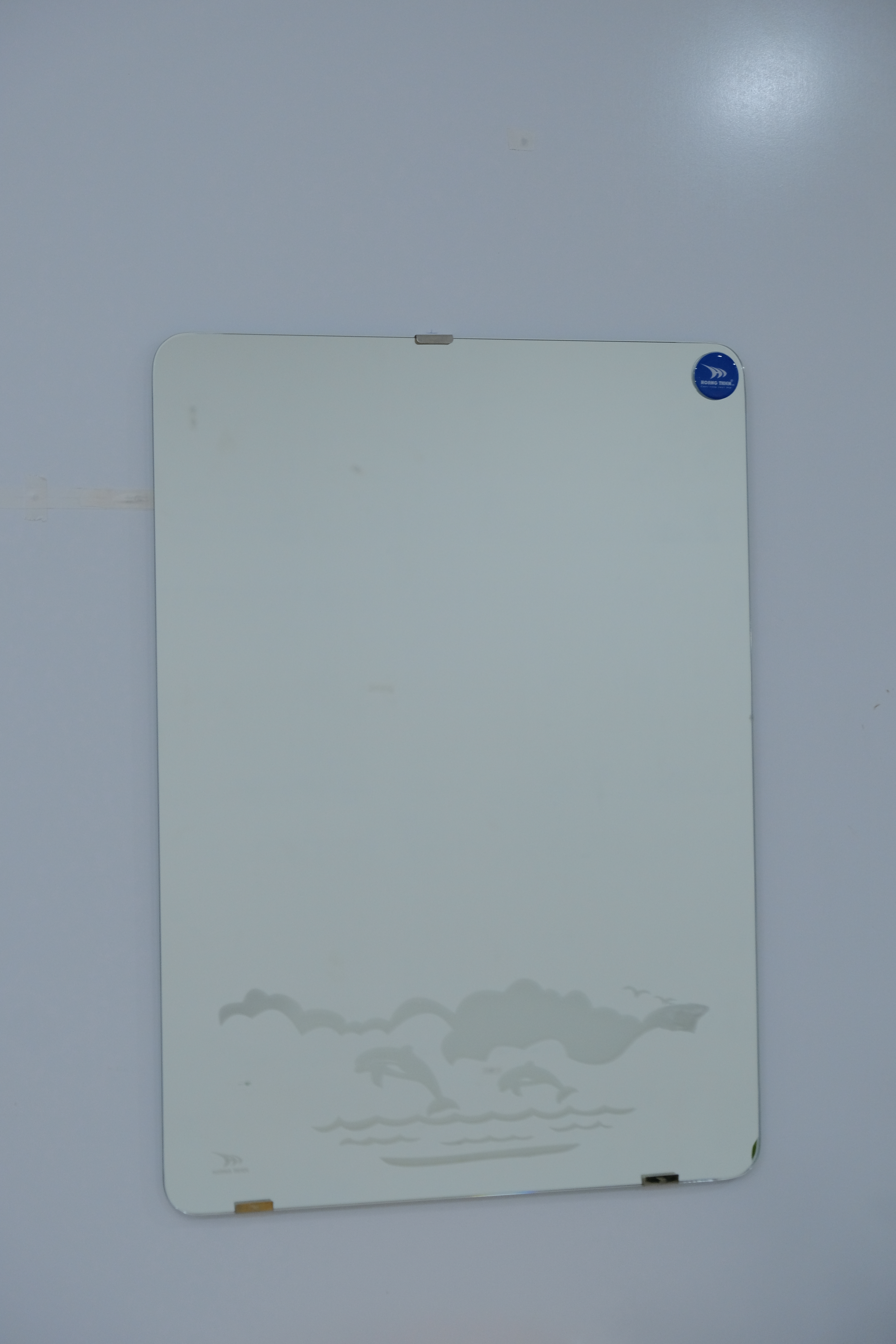 Gương bo góc hoa văn cao cấp Hoàng Thiện HT 9964
