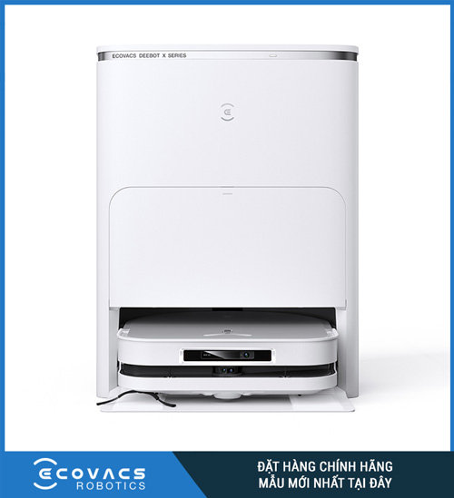 [GIÁ TẠI KHO] - Robot Hút Bụi Lau Nhà Ecovacs Deebot X5 Pro Omni 2025 Màu trắng - Hàng chính hãng Ecovacs
