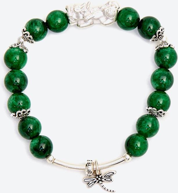 Vòng tay đá cẩm thạch phối tỳ hưu Ngọc Quý Gemstones