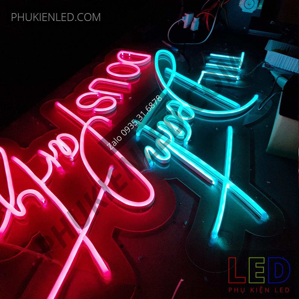 Đèn Led Neon Chữ Til Death DO US Party cực chill - Til Death LED Neon Sign - Đèn Led Neon Trang Trí