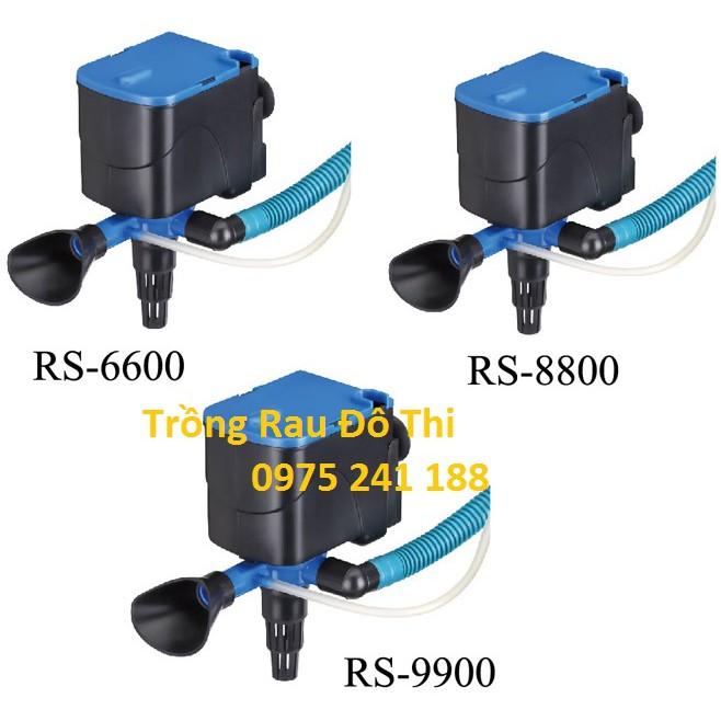 Đầu máy lọc RS-9900 cho bể cá, 3 chức năng: bơm + lọc + sục khí, siêu im lặng