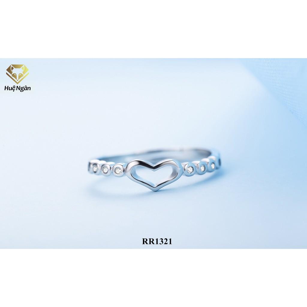 Nhẫn bạc Ý 925 Huệ Ngân - Tim xinh RR1381