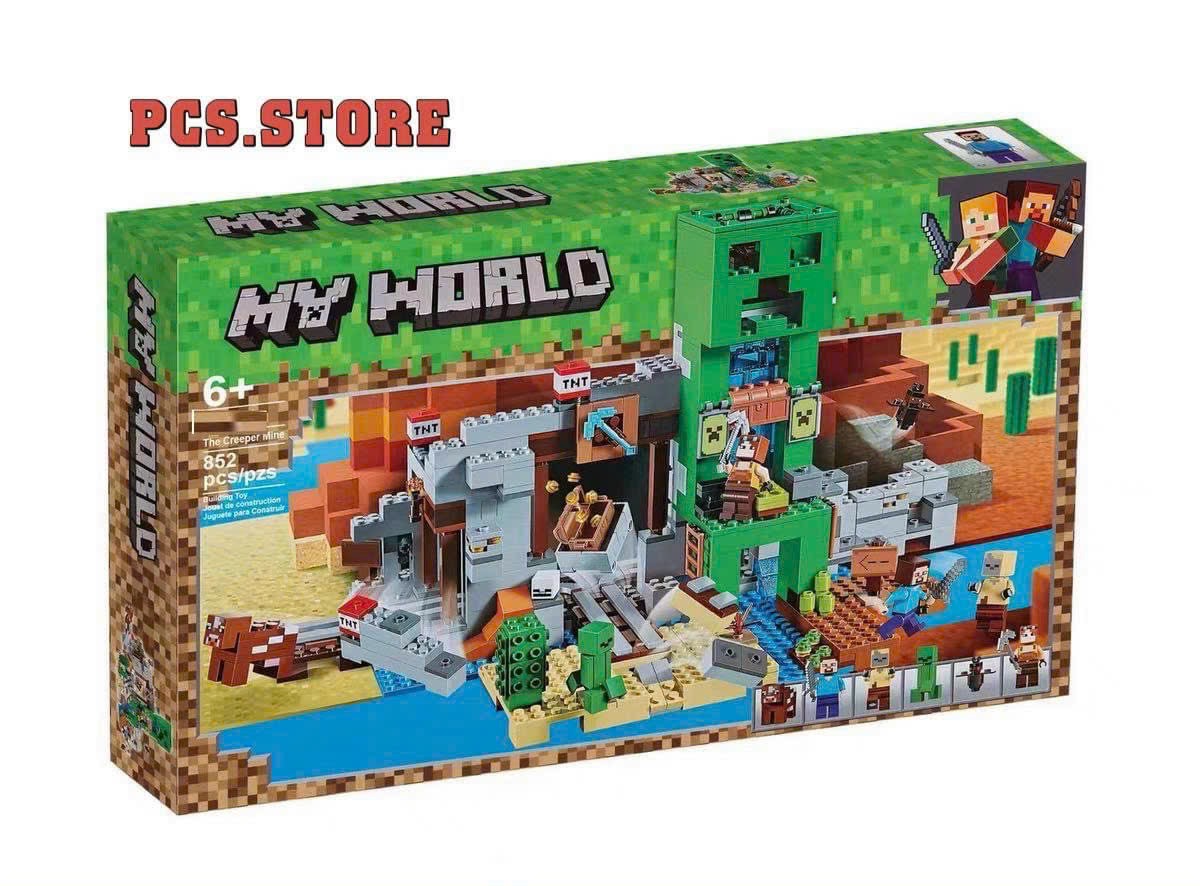 Đồ Chơi Lắp Ráp Minecraft My World The Creeper Mine 852 Chi Tiết - PCS STORE