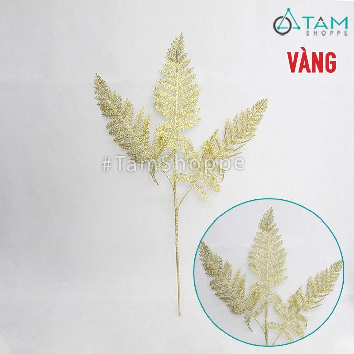 Cành lá dương xỉ Lady fern giả phủ kim tuyến CHG-117
