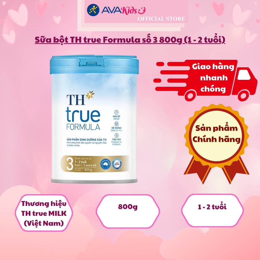 Sữa bột TH true Formula số 3 800g (1 - 2 tuổi)