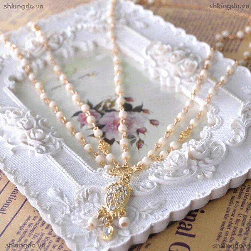 Vòng trang sức đầu headchain hợp kim phối đá