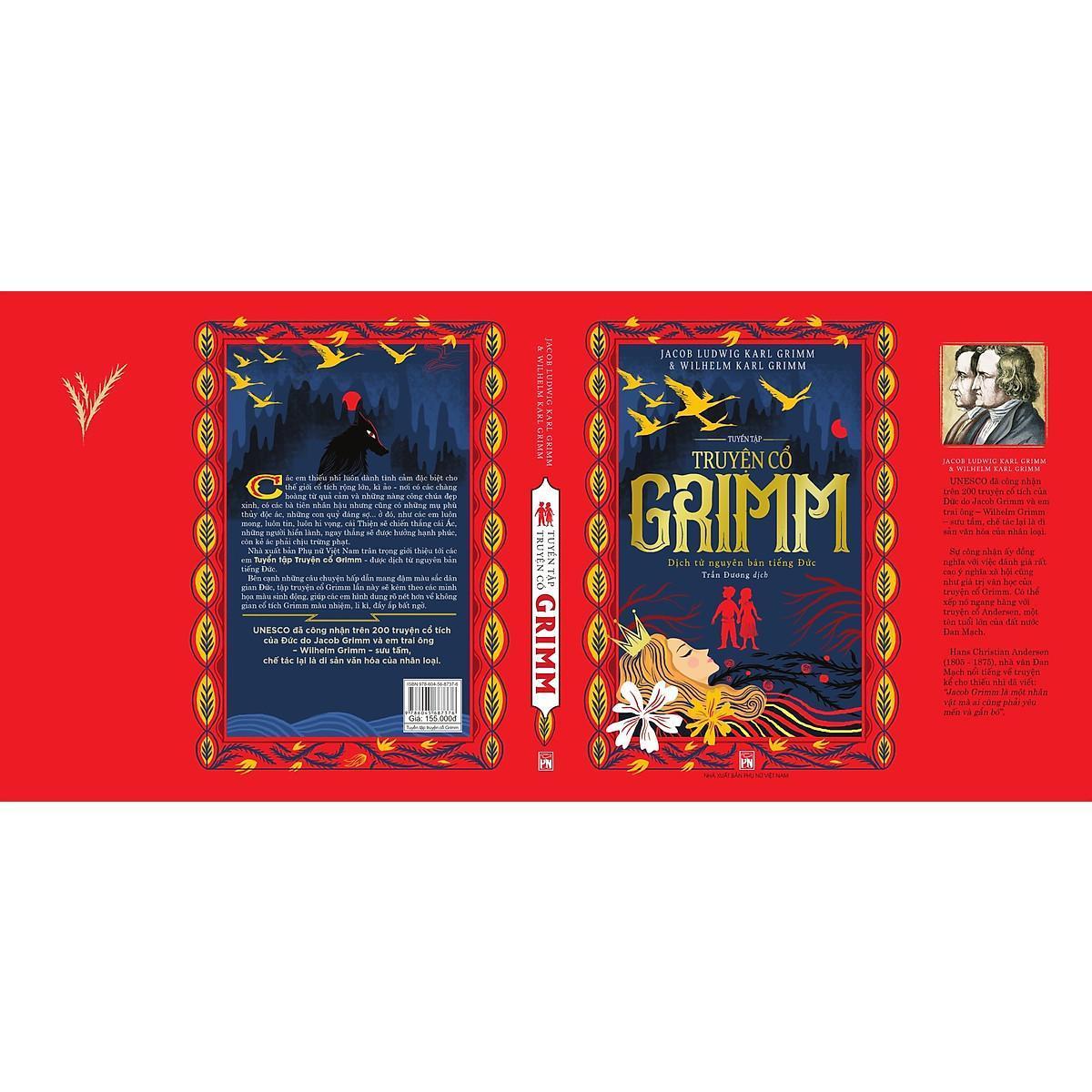 Sách - Tuyển Tập Truyện Cổ Grimm - Dịch Từ Nguyên Bản Tiếng Đức - NXB Phụ Nữ