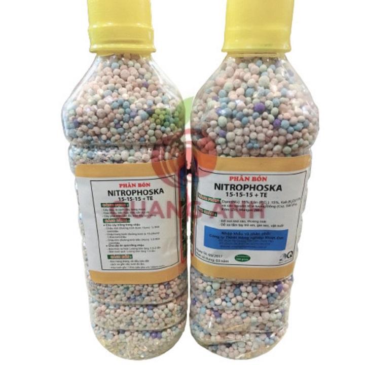 Phân Bón NPK 15-15-15 +TE chai 500gr