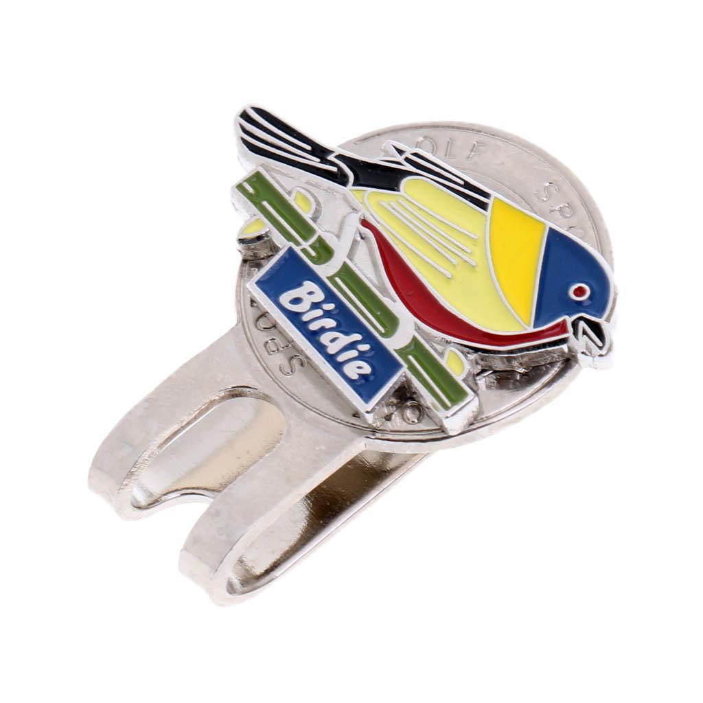 Hat Clip Golf Ball Marker Clip Onto Golf Cap Visor Gift
