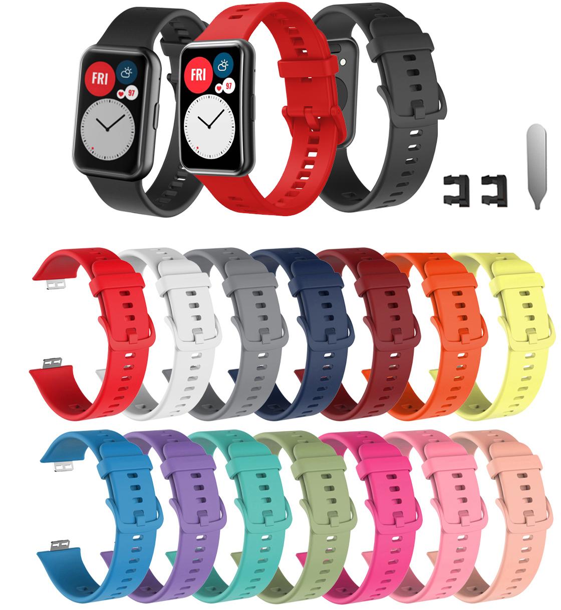 Dây Đeo Silicon Mềm Cho Đồng Hồ Thông Minh Huawei Watch