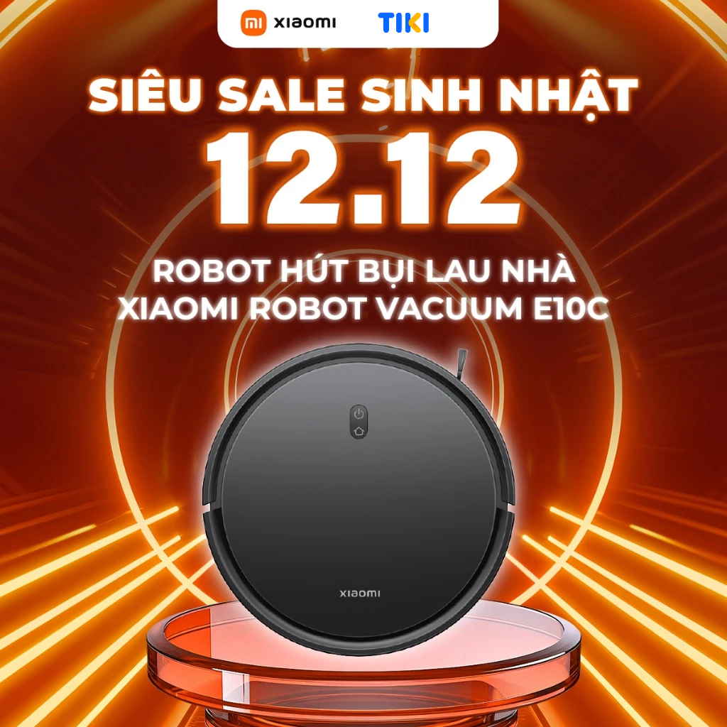 Robot Hút Bụi Lau Nhà Xiaomi Robot Vacuum E10C EU – Hàng Chính Hãng