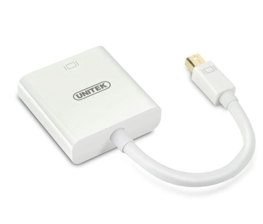Cáp chuyển Mini Displayport to VGA Unitek Y-6336 BK LCDV - hàng chính hãng