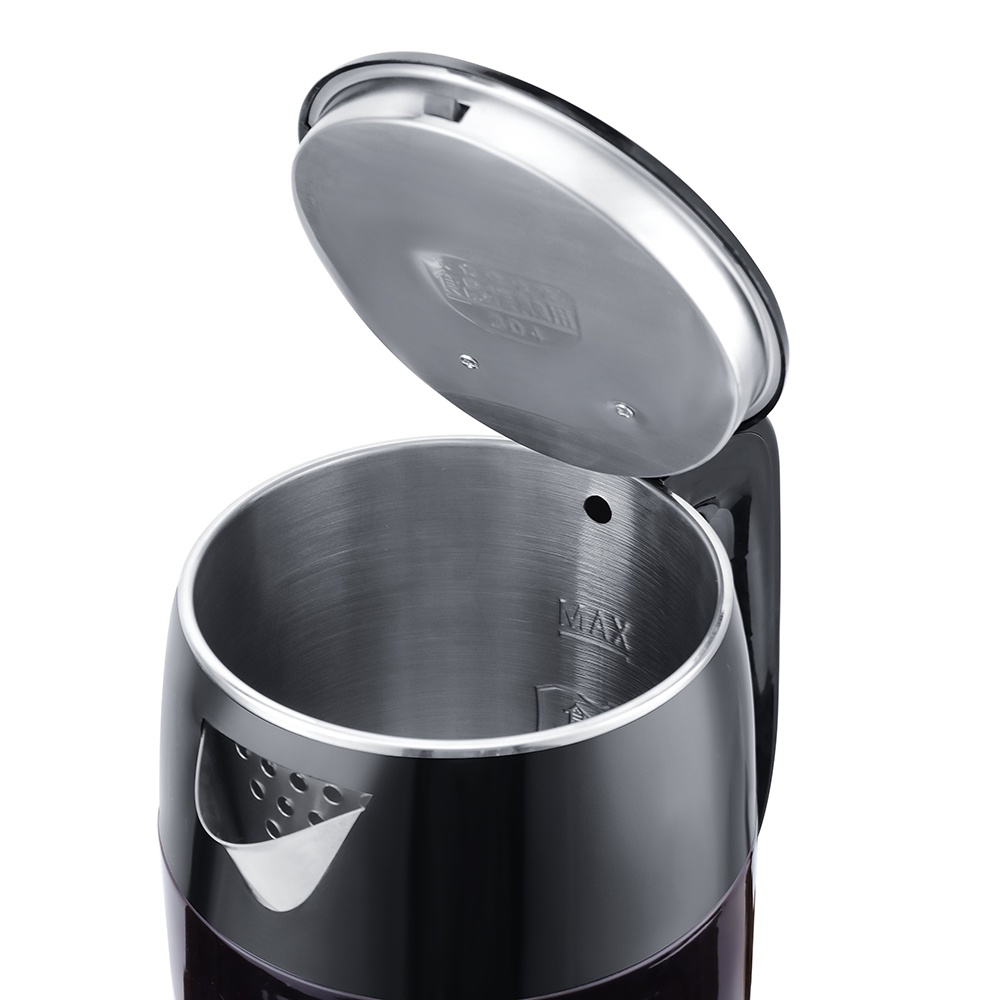 Ấm siêu tốc 2 lớp Ladomax HA-883 dung tích 2.5L, lòng ấm inox 304 không hoen rỉ