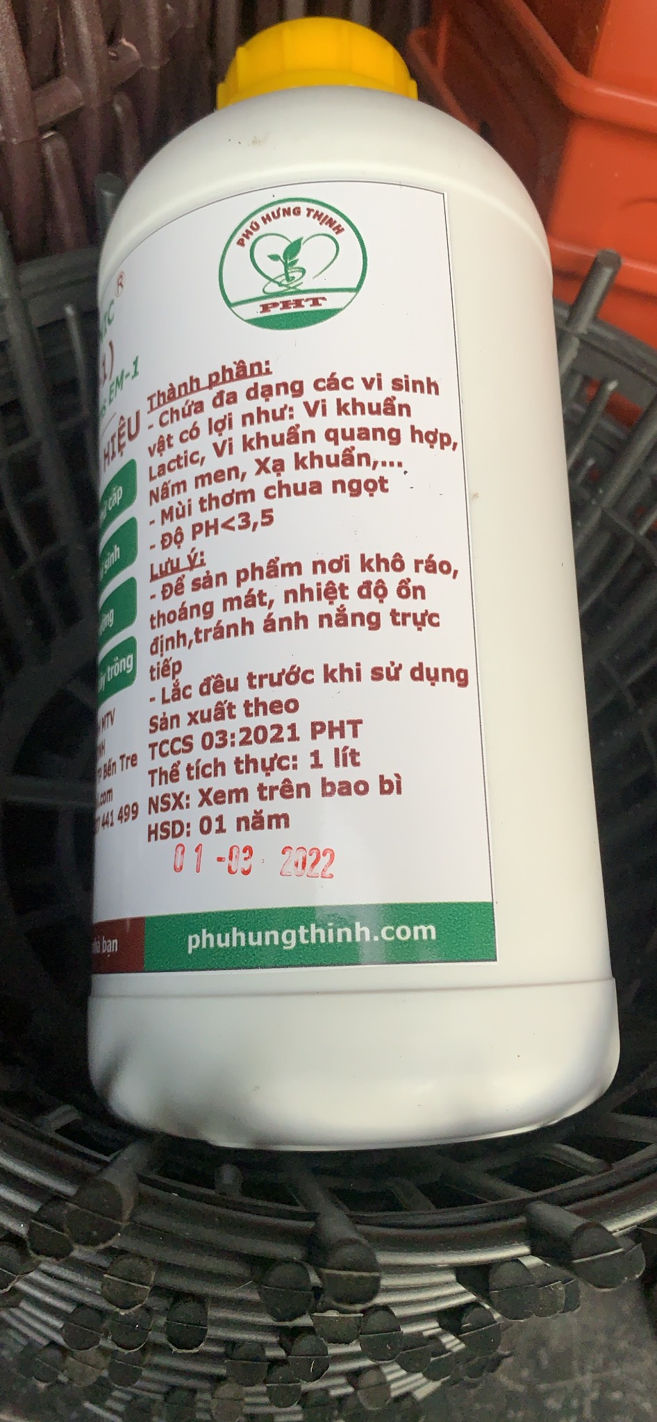 Chế phẩm Hữu cơ men Gốc EM Fuganic lọ 1 lít
