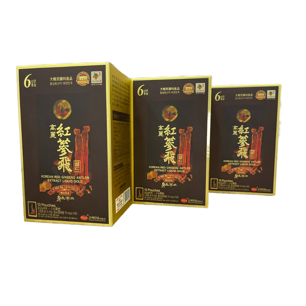 Nước Chiết Xuất Hồng Sâm Nhung Hươu Hàn Quốc (50ml X 30 Gói)