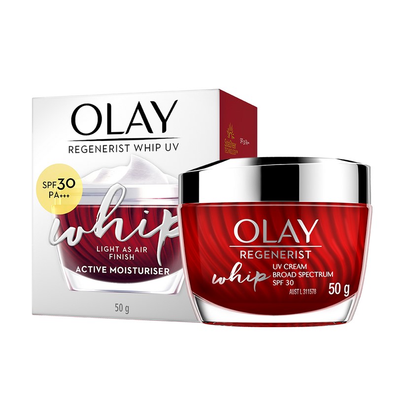 Bộ 3 Sản Phẩm Chống Lão Hóa Chuyên Sâu: Combo Kem Dưỡng Da Ban Đêm Olay Regenerist + kem OLAY WHIP UV Regenerist  + Tinh Chất Vi Dưỡng Olay Regenerist 50ml