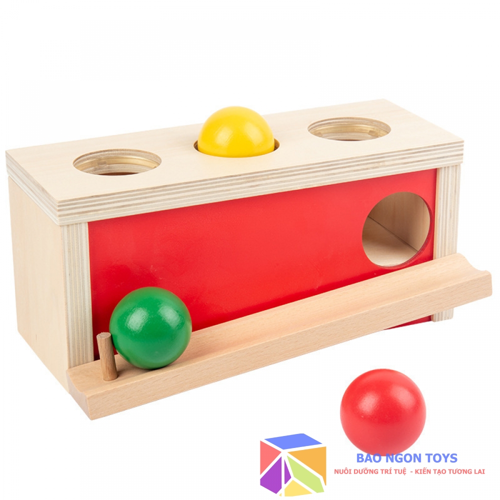 HỘP THẢ BÓNG MONTESSORI - BAO NGON TOYS - DG72