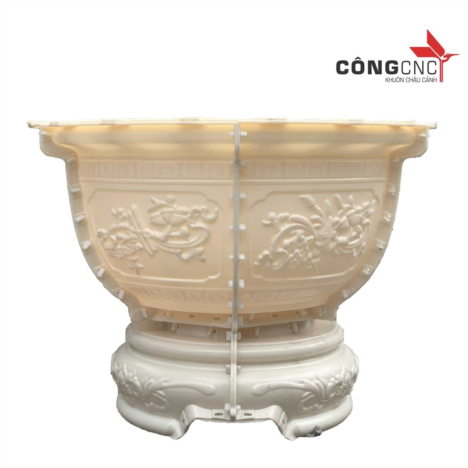 KHUÔN CHẬU CẢNH TRÒN ABS, KHUÔN CHẬU TRÒN 1M + ĐÔN TRÒN