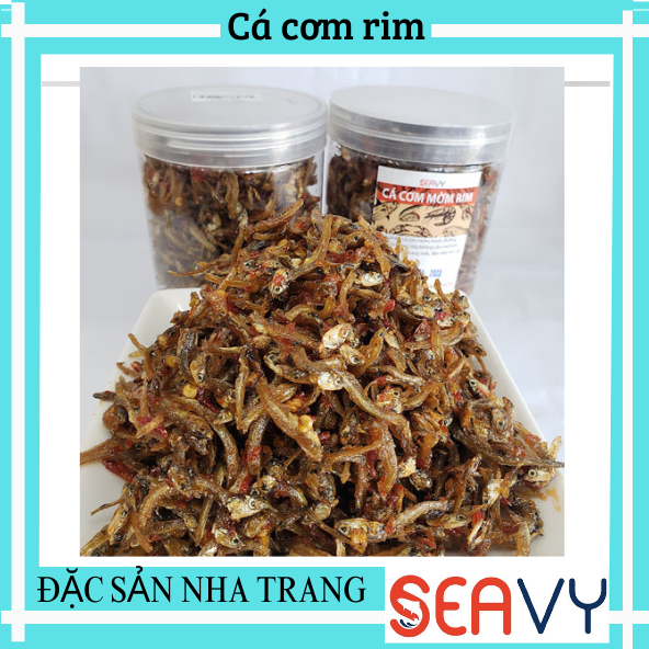 Đặc Sản Nha Trang -Cá Cơm Rim, Cay Cay Xốp Giòn, Seavy Hộp 500g