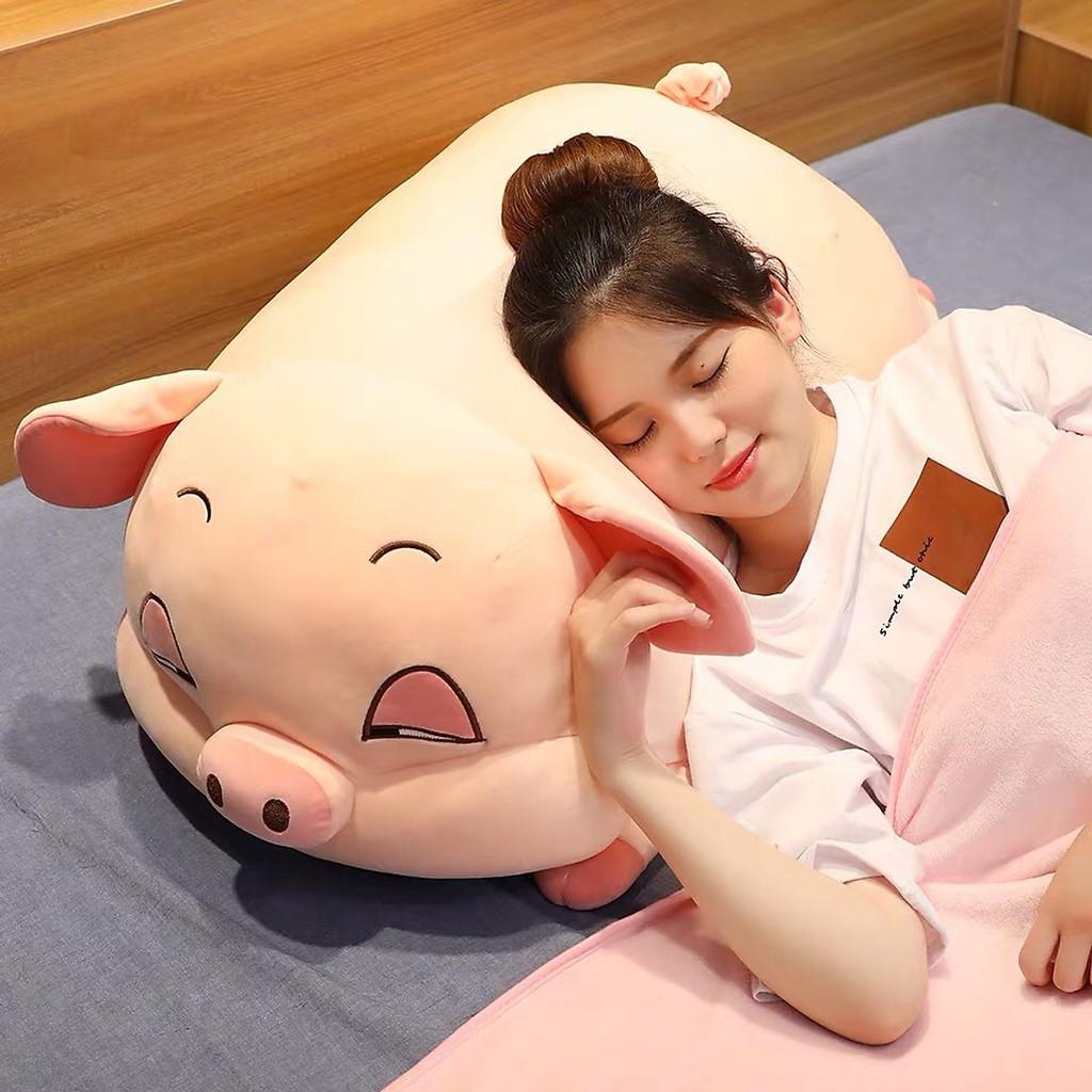 GỐI MỀN VĂN PHÒNG HEO MẮT HÍ GM02