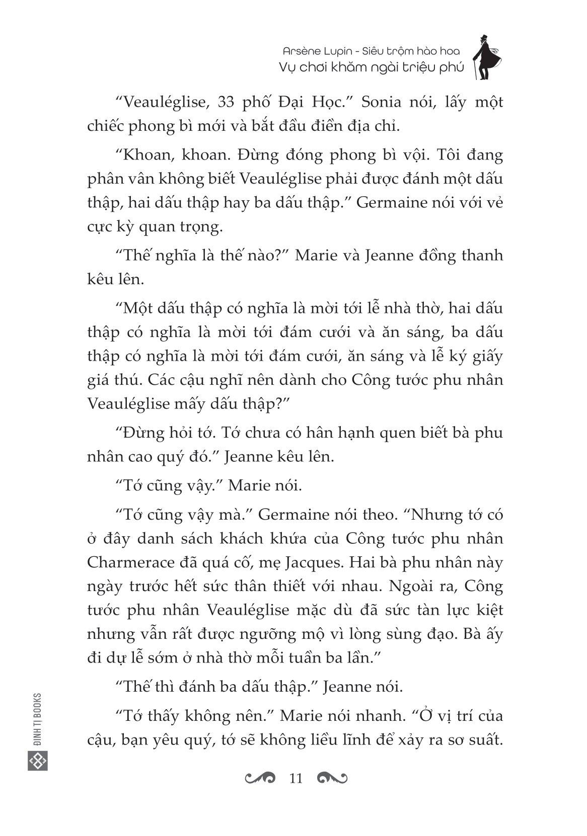 Sách Arsène Lupin - Siêu Trộm Hào Hoa- Vụ Chơi Khăm Ngài Triệu Phú