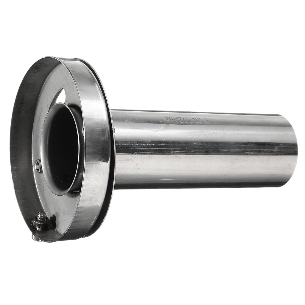 Insert Removable Stainless Steel Round Exhaust Tip Silencer Muffler 3.5 inch/4 inch/ 4.5 inch