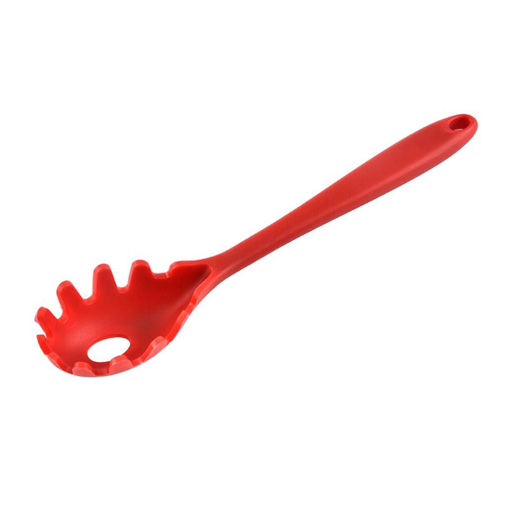 Silicone Pasta Fork Spaghetti Spoon Server Tongs Noodles Fork