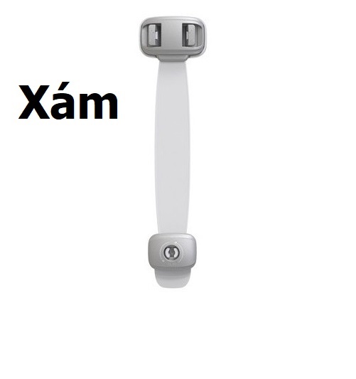 Dây Chốt Khóa Cánh Tủ Lạnh, Khóa Chốt Ngăn Kéo Nhỏ Gọn, Tủ Đồ, Chốt Chặn Cánh Cửa An Toàn Cho Bé, An Tâm Cho Mẹ - TakyHome 3104