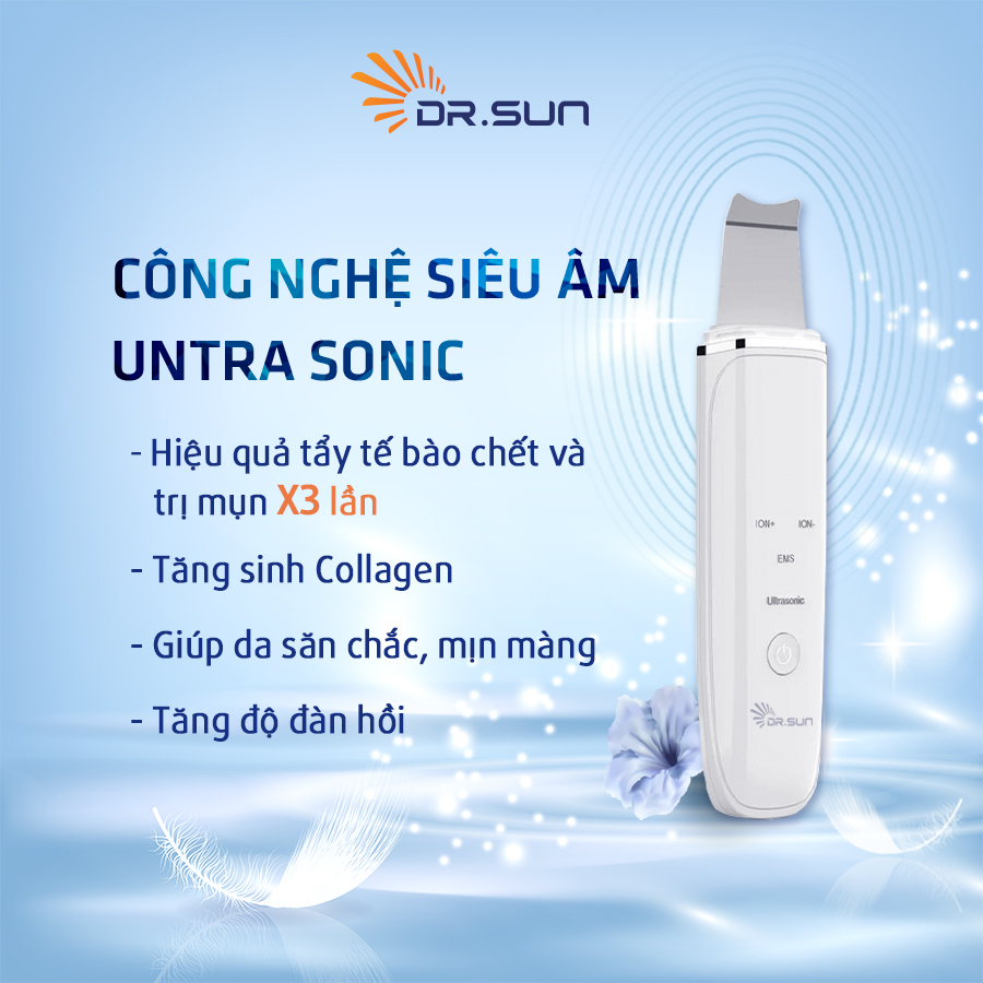 COMBO Máy triệt lông DR SUN PRO, máy nâng cơ DR SUN VENUS 5.0, máy tẩy da chết DR SUN OLYMPUS