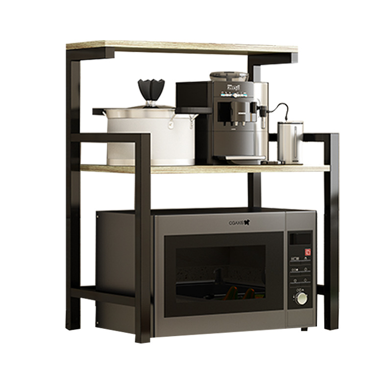 Kệ lò vi sóng 2 tầng lửng khung thép 52x35x67