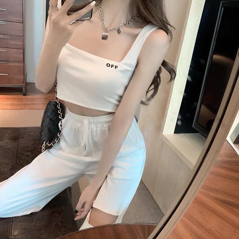  Áo croptop 2 dây bản to OFF