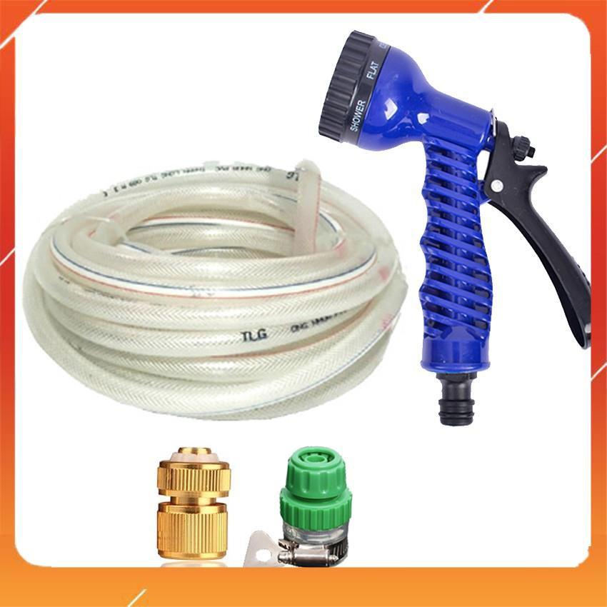 Bộ dây vòi xịt rửa xe, tưới cây, dọn dẹp nhà cửa 7-10m 206843