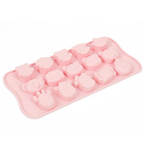 Khuôn Làm Đá Bằng Silicon Hình Thú Dễ Thương