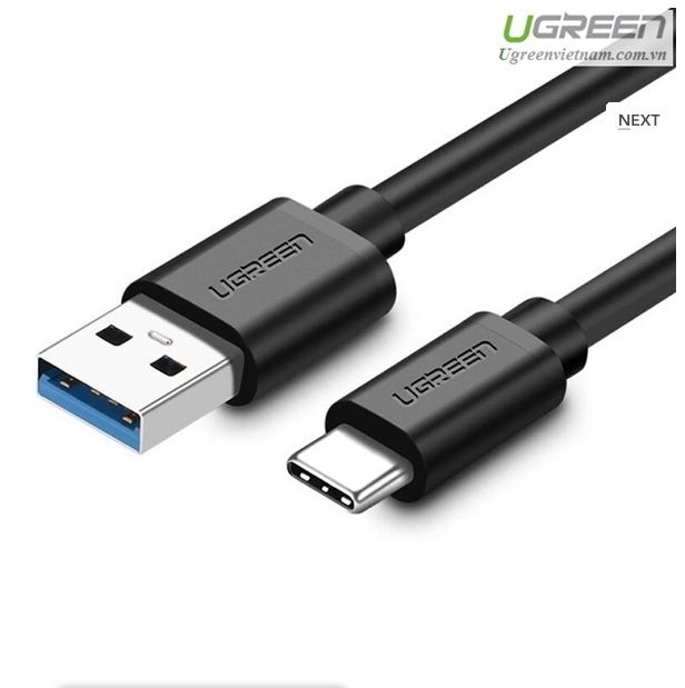 Dây USB 2.0 sang micro USB UGREEN 60140 0,5m US289 - Hàng Chính Hãng