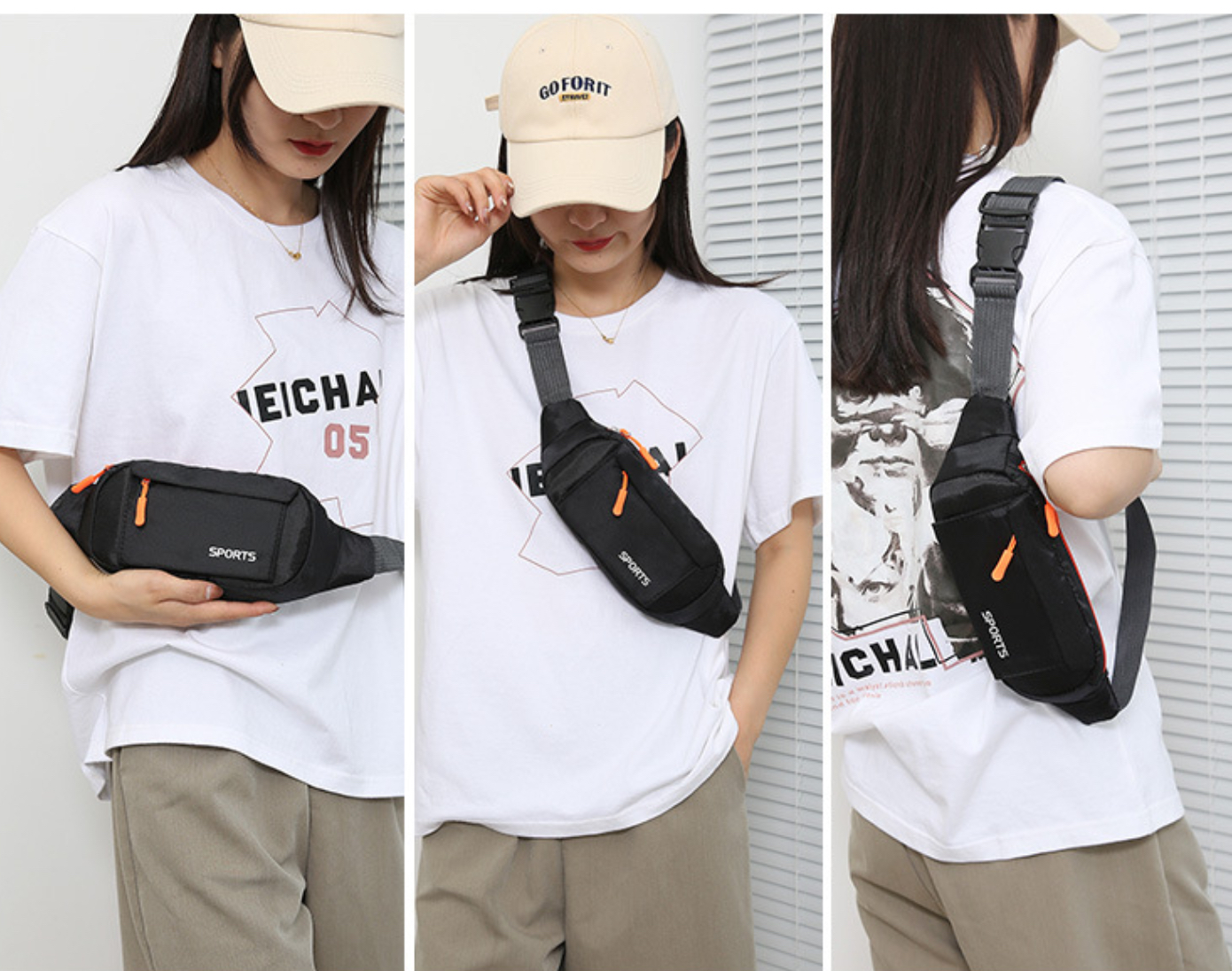Túi đeo chéo mini, túi đi bộ chạy bộ, túi đeo hông, túi đeo ngực, túi bao tử, balo mini nam nữ nhỏ gọn chống nước