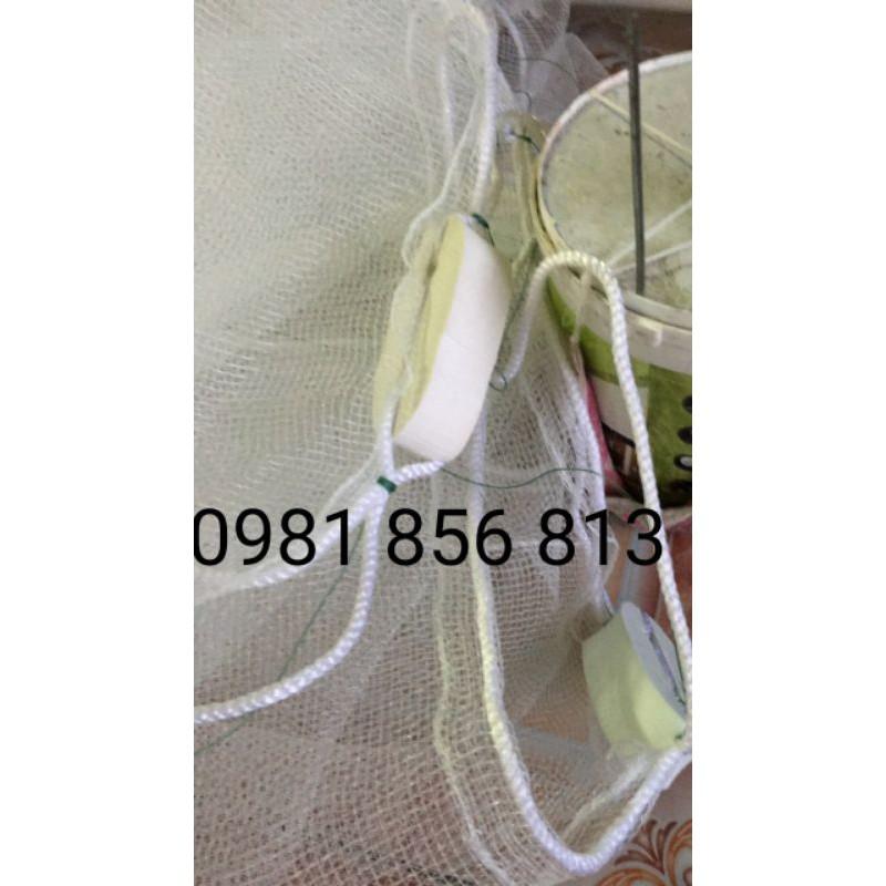 Lưới Kéo Cá - Lưới Quét Cá - Lưới vét cá ao hồ Cao 2m Dài 20m