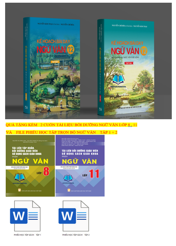 Sách - Combo Kế hoạch bài dạy ngữ văn 12 - tập 1 + 2 (Kết Nối) - ảnh 2