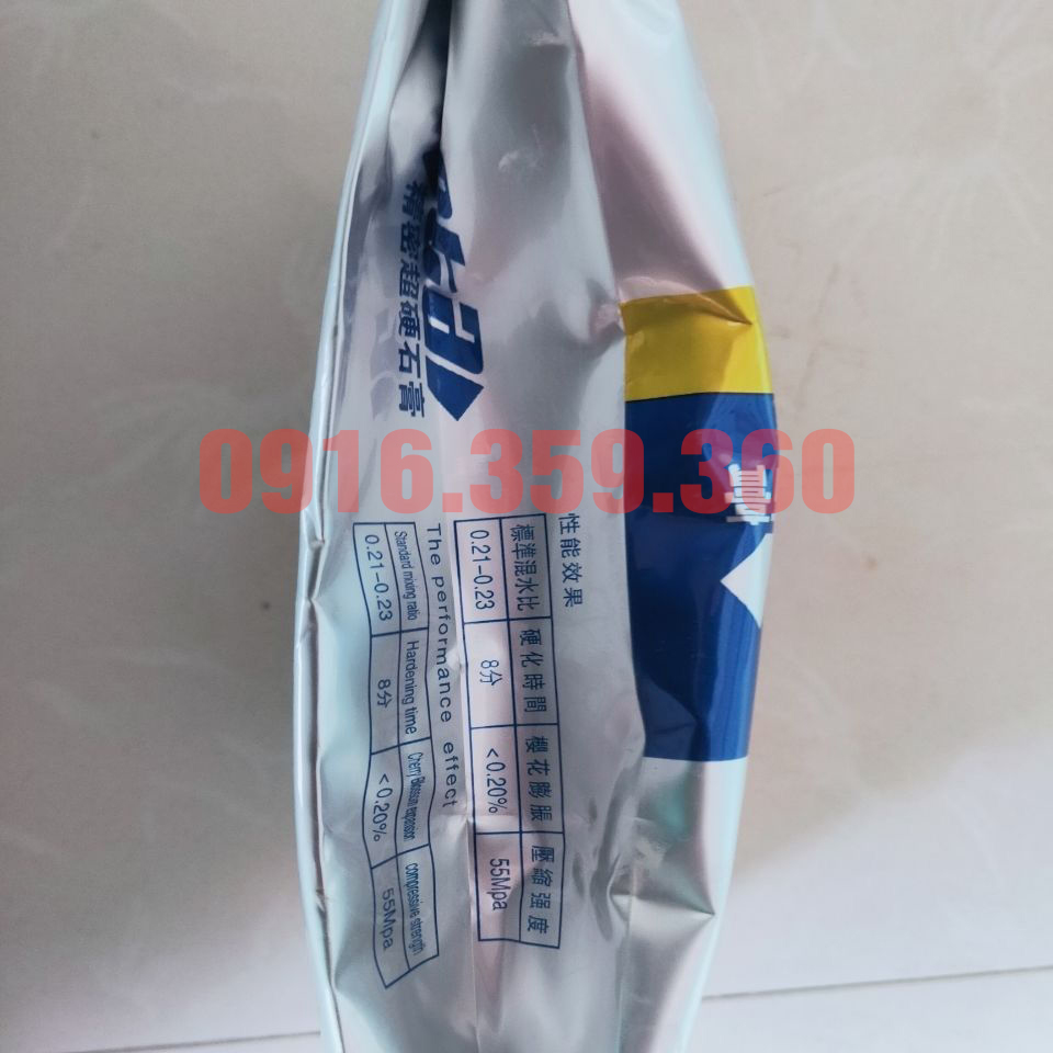 Bột thạch cao Hongtai siêu cứng 1kg