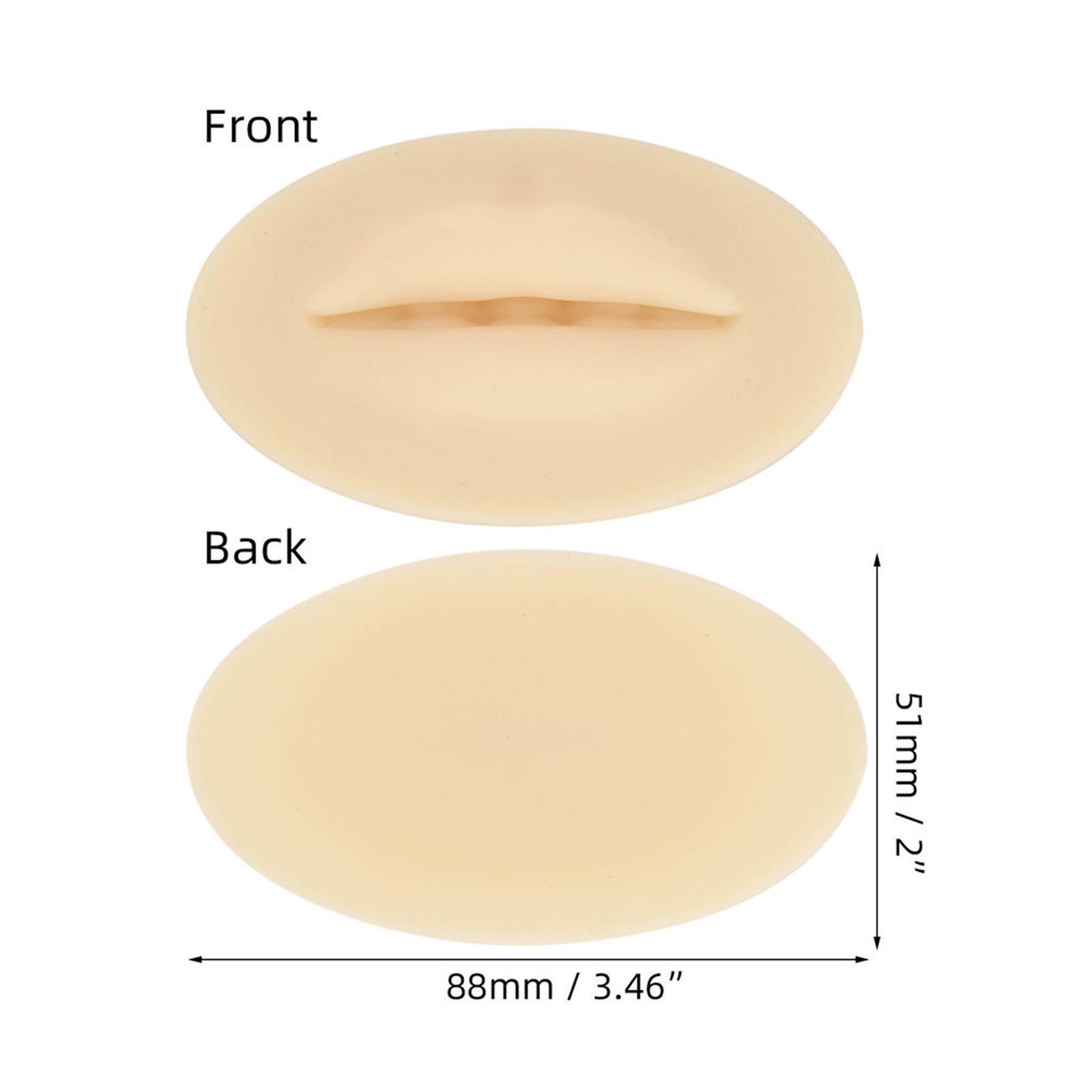 3D Practice Silicone Fake Lip Model Mouth Lip Model for  Artists